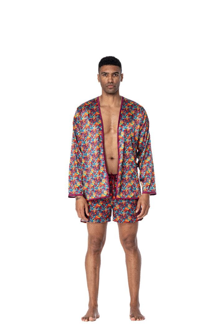 Tropical Jungle Swimsuit Set (Robe+Short)